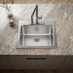 BalladE 25'' top-mount single-bowl utility sink - image 2