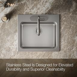 BalladE 25'' top-mount single-bowl utility sink - image 4