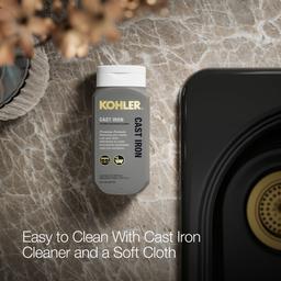 Hartland 33'' top-mount double-bowl kitchen sink - Black - image 4