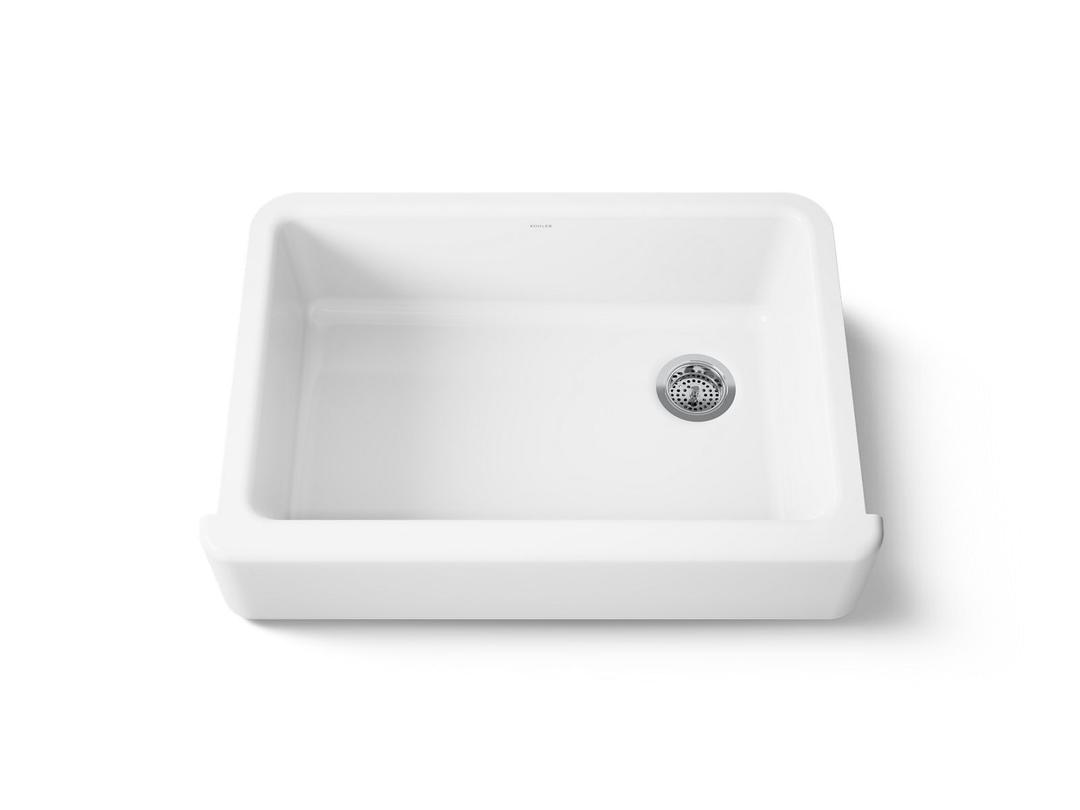 Kohler Whitehaven Farmhouse Sink | 32-3/4 Inch | Single Bowl - White by Kohler