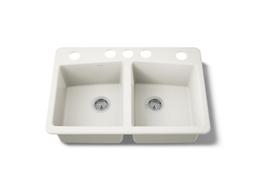 BrookfieldE 33'' undermount double-bowl kitchen sink - image 1
