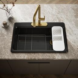 Riverby 33'' top-mount single-bowl workstation kitchen sink - image 2