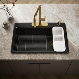 Riverby 33'' top-mount single-bowl workstation kitchen sink - image 2