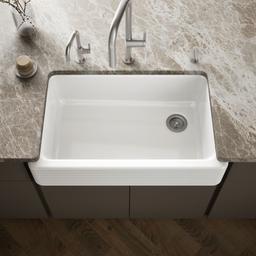 Hayridge Whitehaven 35-11/16'' undermount single-bowl farmhouse kitchen sink - image 2
