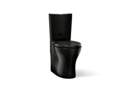 Kohler Persuade Curv Two-piece elongated toilet with skirted trapway, dual-flush - Black - image 1