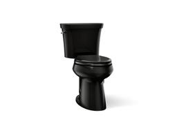 Highline Two-piece elongated toilet, dual-flush - Black - image 1
