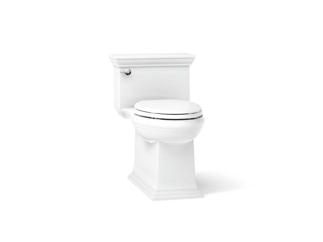 Memoirs Stately One-piece compact elongated toilet with skirted trapway, 1.28 gpf by Kohler