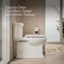 Memoirs Stately One-piece compact elongated toilet with skirted trapway, 1.28 gpf - image 4