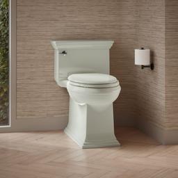 Memoirs Stately One-piece compact elongated toilet with skirted trapway, 1.28 gpf - image 2