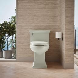 Memoirs Stately One-piece compact elongated toilet with skirted trapway, 1.28 gpf - image 6