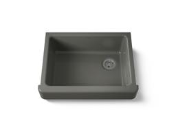 Kohler Whitehaven Farmhouse Sink | 29-1/2 Inch | Single Bowl | Short Apron - Thunder Grey - image 1