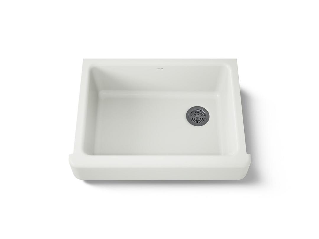 Kohler Whitehaven Farmhouse Sink | 29-1/2 Inch | Single Bowl | Short Apron - Dune by Kohler