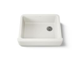 Kohler Whitehaven Farmhouse Sink | 29-3/4 Inch | Single Bowl | Tall Apron - Biscuit - image 1