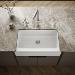 Dickinson 33'' undermount single-bowl farmhouse kitchen sink - image 2