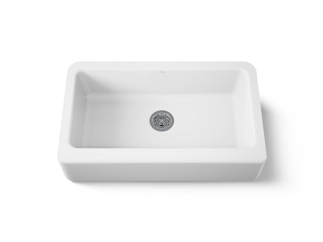 Dickinson 33'' undermount single-bowl farmhouse kitchen sink by Kohler