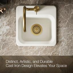 NorthlandE 15'' top-mount single-bowl bar sink - image 5