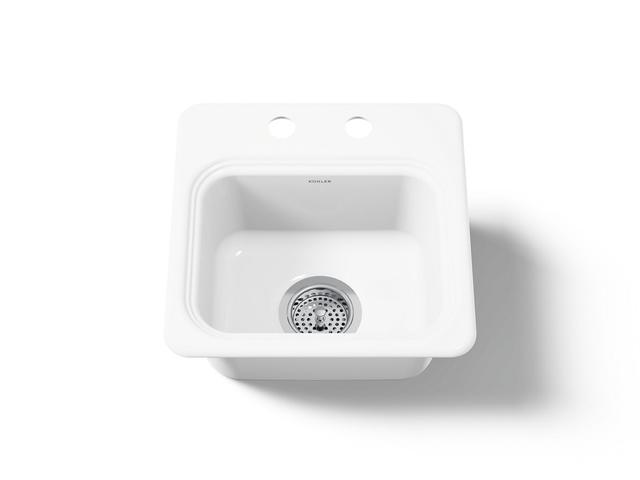 NorthlandE 15'' top-mount single-bowl bar sink