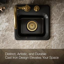 NorthlandE 15'' top-mount single-bowl bar sink - image 4