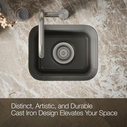 NorthlandE 15'' undermount single-bowl bar sink - image 4