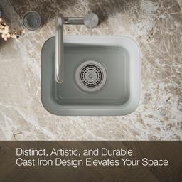 NorthlandE 15'' undermount single-bowl bar sink - image 4