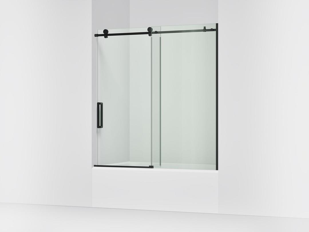 ComposedE 62'' H sliding bath door with 3/8''-thick glass by Kohler