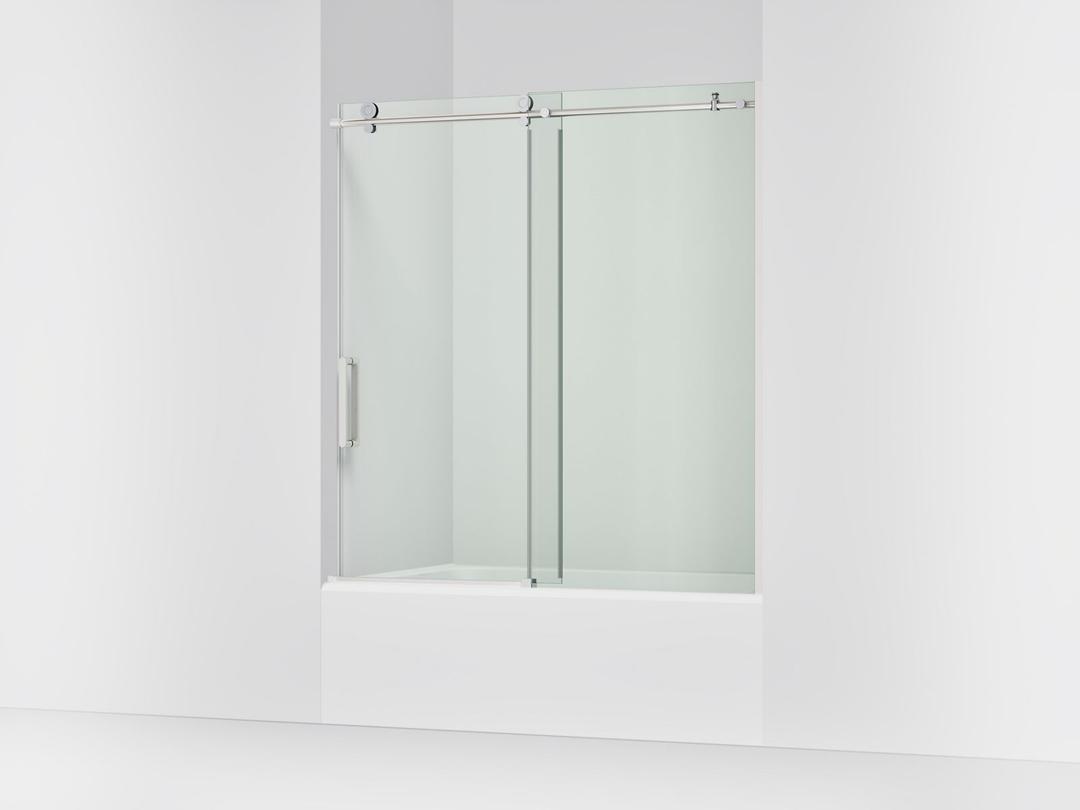 ComposedE 62'' H sliding bath door with 3/8''-thick glass by Kohler