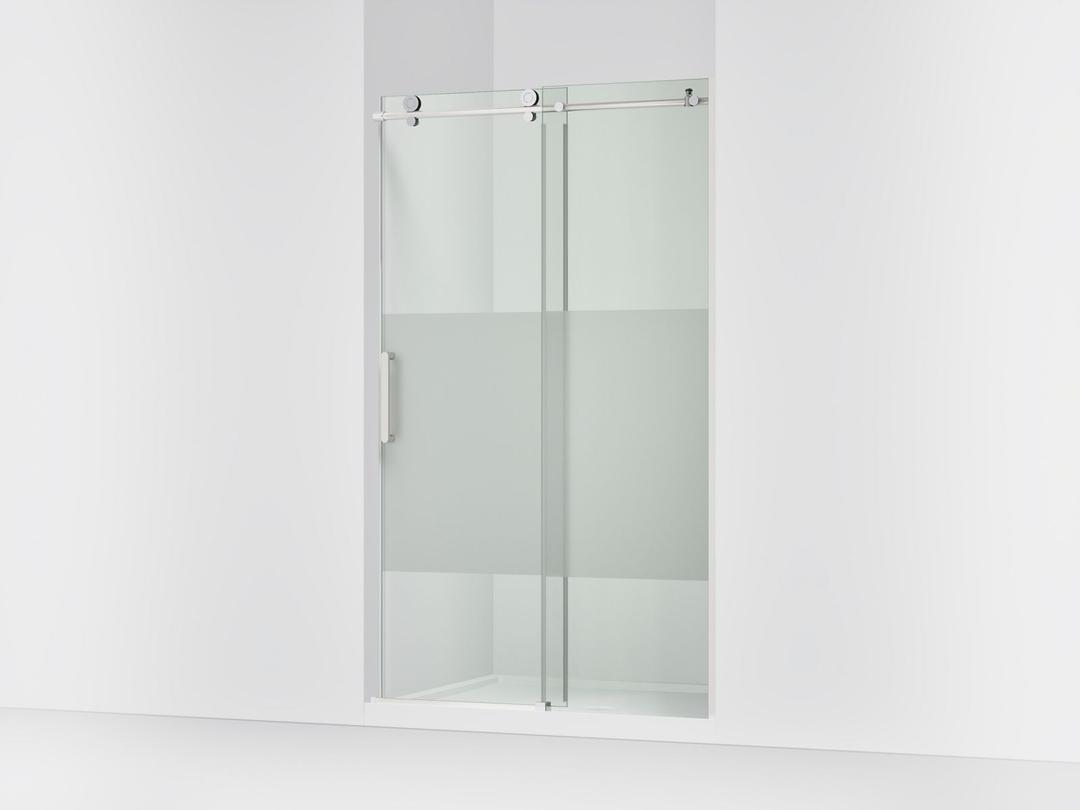 ComposedE 78'' H sliding shower door with 3/8''-thick glass by Kohler