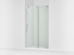 ComposedE Sliding shower door, 78'' H x 44-1/8 - 47-7/8'' W, with 3/8'' thick Crystal Clear glass - image 1