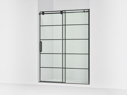 ComposedE 78'' H sliding shower door with 3/8''-thick glass - image 1