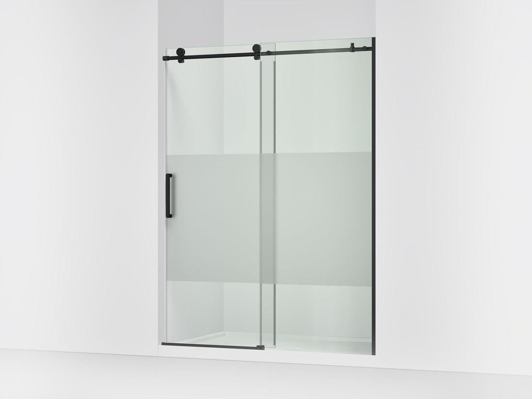 ComposedE 78'' sliding shower door with 3/8''-thick glass by Kohler