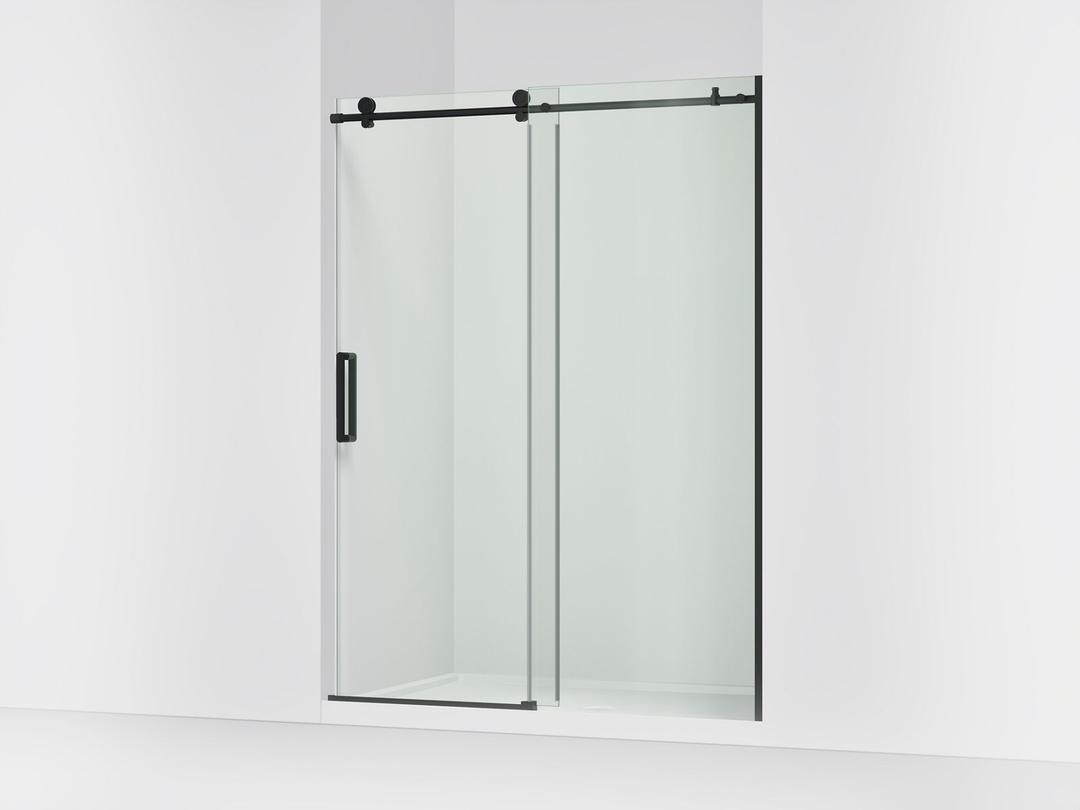 ComposedE Sliding shower door, 78'' H x 56-1/8 - 59-7/8'' W, with 3/8'' thick Crystal Clear glass by Kohler