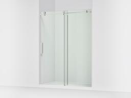 ComposedE Sliding shower door, 78'' H x 56-1/8 - 59-7/8'' W, with 3/8'' thick Crystal Clear glass - image 1