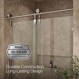 ArtifactsE 80-7/8'' H sliding shower door with 3/8''-thick glass - image 9