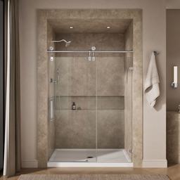 ArtifactsE 80-7/8'' H sliding shower door with 3/8''-thick glass - image 4
