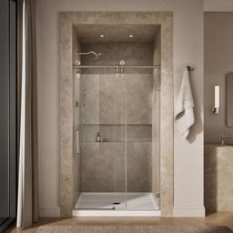 ArtifactsE 80-7/8'' H sliding shower door with 3/8''-thick glass - image 4