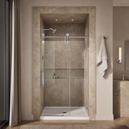 ArtifactsE 80-7/8'' H sliding shower door with 3/8''-thick glass - image 4