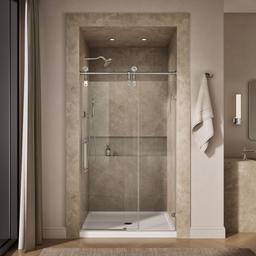 ArtifactsE 80-7/8'' H sliding shower door with 3/8''-thick glass - image 4