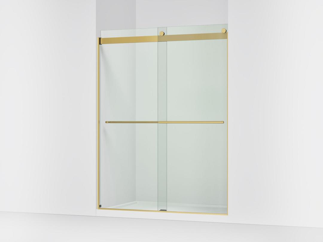 Kohler Levity Plus Frameless Sliding Shower Door, 77-9/16'' H X 56-5/8 - 59-5/8'' W, with... by Kohler