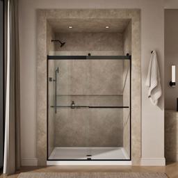 Kohler Levity Plus Frameless Sliding Shower Door, 77-9/16'' H X 56-5/8 - 59-5/8'' W, with... - image 4