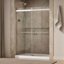 Kohler Levity Plus Frameless Sliding Shower Door, 77-9/16'' H X 56-5/8 - 59-5/8'' W, with... - image 2