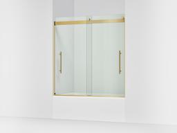 Kohler Levity Plus Frameless Sliding Bath Door, 61-9/16'' H X 56-5/8 - 59-5/8'' W, with... - image 1
