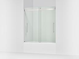 Kohler Levity Plus Frameless Sliding Bath Door, 61-9/16'' H X 56-5/8 - 59-5/8'' W, with... - image 1