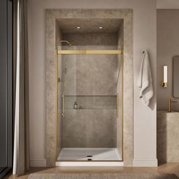 Kohler Levity Plus Frameless Sliding Shower Door, 81-5/8'' H X 44-5/8 - 47-5/8'' W, with... - image 4