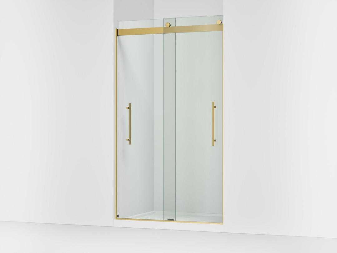 Kohler Levity Plus Frameless Sliding Shower Door, 81-5/8'' H X 44-5/8 - 47-5/8'' W, with... by Kohler