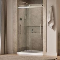 Kohler Levity Plus Frameless Sliding Shower Door, 81-5/8'' H X 44-5/8 - 47-5/8'' W, with... - image 2