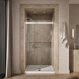 Kohler Levity Plus Frameless Sliding Shower Door, 81-5/8'' H X 44-5/8 - 47-5/8'' W, with... - image 4