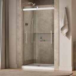 Kohler Levity Plus Frameless Sliding Shower Door, 81-5/8'' H X 44-5/8 - 47-5/8'' W, with... - image 2