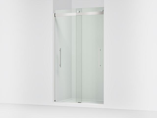 Kohler Levity Plus Frameless Sliding Shower Door, 81-5/8'' H X 44-5/8 - 47-5/8'' W, with...