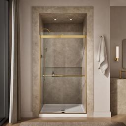 Kohler Levity Plus Frameless Sliding Shower Door, 81-5/8'' H X 44-5/8 - 47-5/8'' W, with... - image 4
