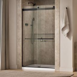 Kohler Levity Plus Frameless Sliding Shower Door, 81-5/8'' H X 44-5/8 - 47-5/8'' W, with... - image 2